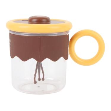 Imagem de Copo de café Elétrico Portátil para Proteína de Leite Em pó Copo de Agitação Automática Leve Uso Prolongado Fácil de Limpar e Transportar Mistura de Milkshake Em pó (Cor Café)