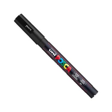 Imagem de Caneta Posca PC-3M UniBall Unidade, Preto