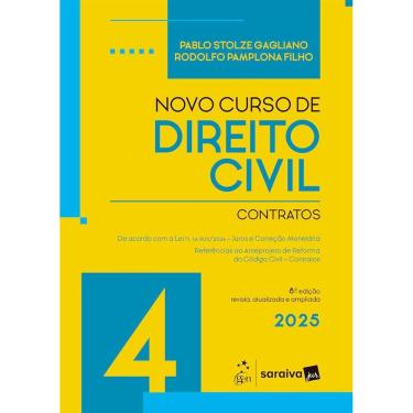 Imagem de Novo Curso de Direito Civil - Vol.4 - Contratos - 8ª Edição 2025