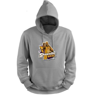 Imagem de Blusa Moletom Capuz Basquete Shaquille Oneal LAL Basketball