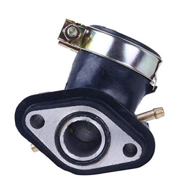 Imagem de Glixal ATMT1-079-1 Tubo coletor de admissão de carburador 139QMB 139QMA para GY6 50cc Motor Scooter Moped ATV Go Kart (porta de vácuo dupla)