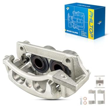 Imagem de PHILTOP Pinça de freio dianteira esquerda 18B4751 para Ford Lincoln para F-150 1999 2000 2001 2002 2003, F-150 Heritage 2004, Blackwood 2002, 18-B4751 Conjunto de pinça de freio a disco dianteiro