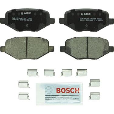 Imagem de BOSCH BC1377 QuietCast Conjunto de pastilhas de freio a disco de cerâmica premium - Compatível com Ford Edge, Explorer, Flex, Police Interceptor Utility, Taurus; Lincoln MKS, MKT, MKX; TRASEIRA