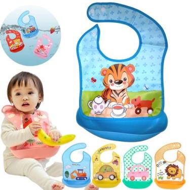 Imagem de Babador Avental Papinha Bebê Impermeável Blw Migalhas Infant - PDIMPOR