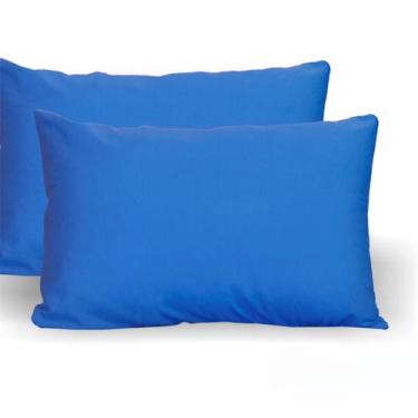 Imagem de Kit 4 Fronhas Avulsas Para Travesseiro 70x50cm Malha Lisa 100 Algodão 
