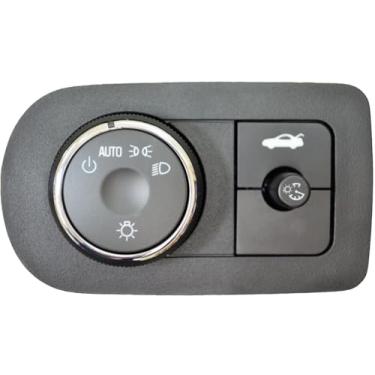 Imagem de PT Auto Warehouse HLS-11480 - Farol, interruptor de regulação do painel de instrumentos, interruptor de liberação da tampa do porta-malas - sem faróis de neblina, sem controle de tração