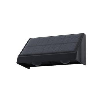 Imagem de Gaya Arandela Solar Iumi 2W 6000K 120 Lúmens IP54 Preta