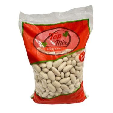 Imagem de 200g Amendoas Confeitada Branca Premium - Topmix - Empório Top Mix