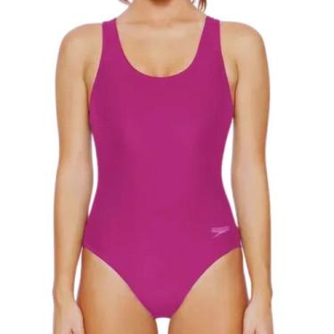 Imagem de Maiô Speedo Performance Body Plus Size Com Forro 020437, Violeta, 48