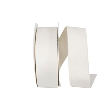 Imagem de Reliant Ribbon Fita dupla face de veludo luxuosa, branca