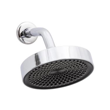 Imagem de Ducha Chuveiro Redondo de Parede Beni Pingoo.casa - Prata