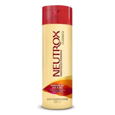 Imagem de Condicionador Hidratação Profunda 500ml Neutrox Clássico com Queratina e Sem Sal