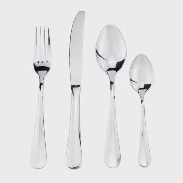 Imagem de Faqueiro Fracalanza 24 Peças Aço Inox 18/0 3mm Espessura Liso Fullfit.