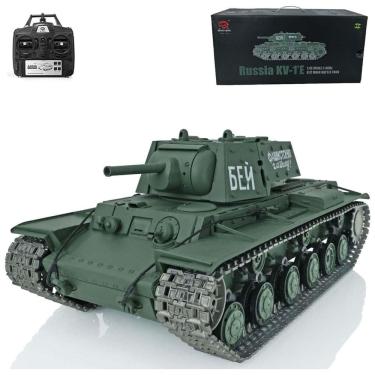 Imagem de Tanque de Guerra TOUCAN RC HOBBY Soviet KV 1 3878 com Controle Remoto, Escala 116, Verde