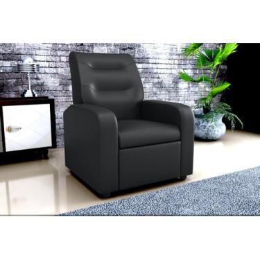 Imagem de Poltrona Reclinável Estética Para Salao  - LimovDecor, Preto