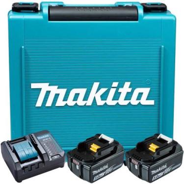 Imagem de Kit 2 Baterias 18v 5Ah Com Carregador DC18SD e Maleta MAKITA - MAKITA 