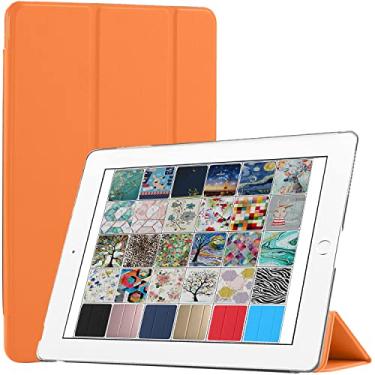 Imagem de Capa DuraSafe Trifold Smart Hard Back Cover_DSTriHRD4-3-2SLIMLINE, 1. Orange, iPad 4 / iPad 3 / iPad 2 - 9.7"