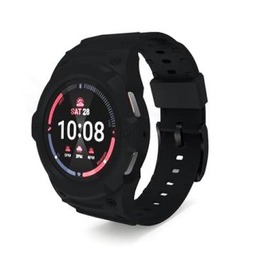 Imagem de Pulseira compatível com Samsung Galaxy Watch 7 6 5 4 de 44 mm e 40 mm com capa, à prova de choque, durável, capa protetora resistente com pulseira de silicone para relógio de substituição à prova de