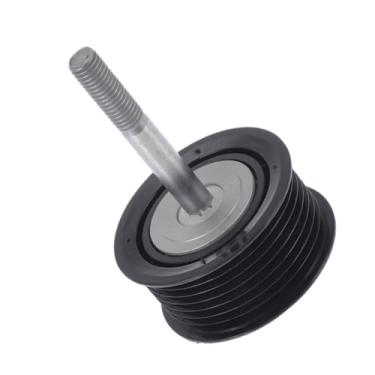 Imagem de VekAuto Polia tensora de correia de transmissão para Porsche Cayenne 2008-2015 Polia tensora serpentina com arruela de parafuso Nº 94810211820 Plástico Preto 1 peça