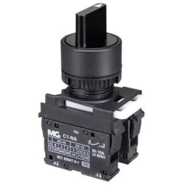 Imagem de Botão Chave Seletora Liga Desliga 3 Posições Com 2na MarGirius