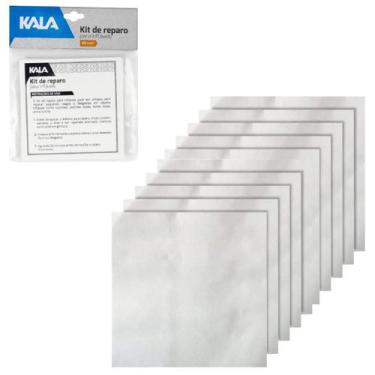 Imagem de 10 Adesivos Reparo Tapa Furo Infláveis Boia Piscina Colchão - Kala, 7x