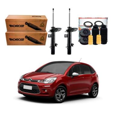 Imagem de Kit Amortecedor Dianteiro C3 Manual 1.2 2016 A 2021 - Monroe