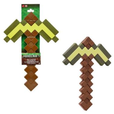 Imagem de Minecraft Armas de Batalha Picareta de Ouro - Mattel