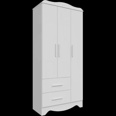 Imagem de Guarda Roupa Infantil Moveis Peroba Clara Provençal Ls MDF 