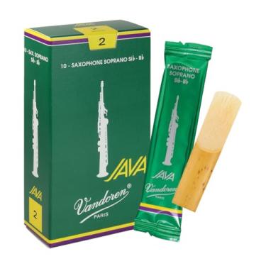 Imagem de Vandoren SR302 Soprano Sax JAVA Palhetas Strength 2; Caixa com 10
