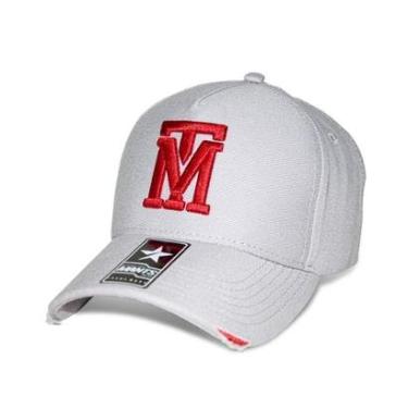 Imagem de Boné Americano Cinza Unissex com Aba Curva - Mants Clothing-Unissex