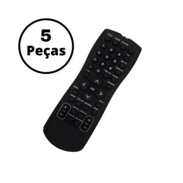 Imagem de Kit 5 Controle Remoto Compatível com TV AOC LCD L32w831 - FBG