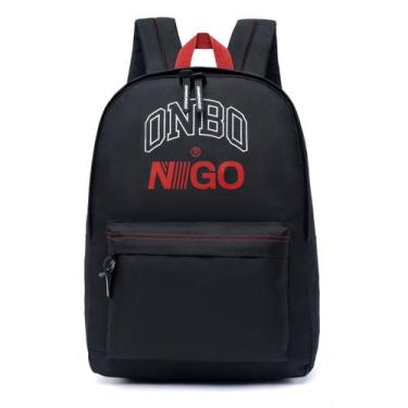 Imagem de Mochila Onbongo Masculina Moderna Escolar Reforçada