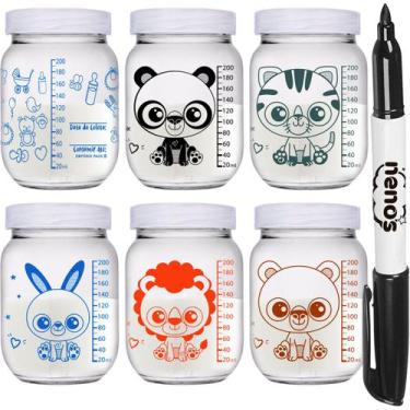 Imagem de 12 Potes Vidro Armazenar Leite Materno, Papinha (267.KAWAI-A - NENOS