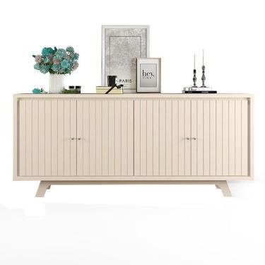 Imagem de Aparador Para Sala Buffet Brise Off White - Dj Móveis