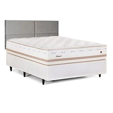 Imagem de Cama Box Casal com Cabeceira Herval Irland, em Molas Maxspring, 72x138x188 cm