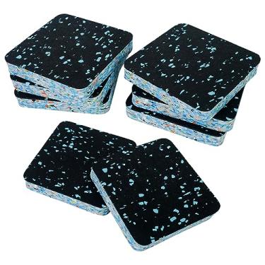 Imagem de Luwint Tapetes Para Esteira, Estofamento De Espuma Borracha, Tapete Com Isolamento Acústico E Absorção Choque, Folhas Proteção Piso Redução Ruído Lavadora Roupas, Equipamentos Ginástica