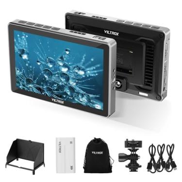 Imagem de VILTROX DC-L2 7" Monitor de Campo com Câmera Touchscreen, Entrada/Saída SDI+HDMI 4K 60Hz, 1280x800, Brilho de 600 Nits, Monitor de Câmera com Forma de Onda, Peaking, Cor Falsa, LUT 3D, Protetor Solar