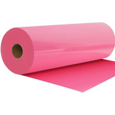 Imagem de FUNKAKA Rolos De Vinil Transferência Térmica Htv Rosa, 30,5 Cm X 21,2 M, Brilhante, Para Camisetas, Adesivo Todas As Máquinas Corte, Fácil Cortar E Com Design Remoção Ervas Daninhas