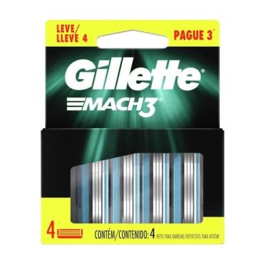 Imagem de Carga Gillette Mach3 Leve 4 Pague 3