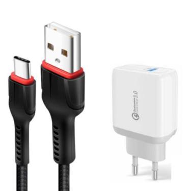 Imagem de Carregador Turbo para Motorola G30 - Cabo e Fonte - Exbom