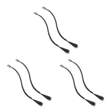 Imagem de WRITWAA 6 Extensões De Cabelo Rabo De Cavalo: Extensão De Trança Longa Preta Uso Diário Feminino Prendedor De Cabelo Longo