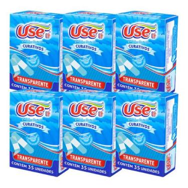Imagem de Kit 6 und Curativo Use It Transparente 35 und