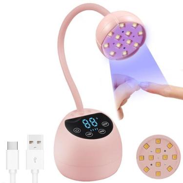 Imagem de Lâmpada de unhas PHAIN U V LED 36W Mini lâmpada de unhas de gel sem fi
