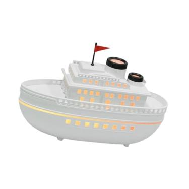 Imagem de IEUDNS Umidificador de ar para navios, difusor silencioso de óleos essenciais, 7 luzes para berçário doméstico, Branco