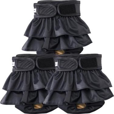 Imagem de Fraldas para cães VUNCESSIN Reutilizáveis Femininas Grandes Laváveis x