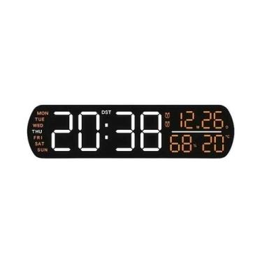 Imagem de Relógio De Mesa Digital LED Com Alarme Duplo, Com Temperatura, Umidade
