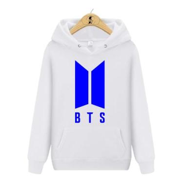 Imagem de Blusa de Moletom Canguru BTS I - Wess Store, Azul, G