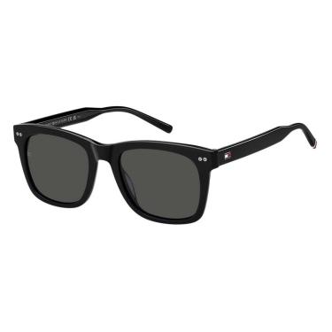Imagem de Óculos de Sol Tommy Hilfiger 2184/S Preto Lente Cinza  masculino