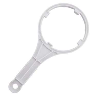 Imagem de CChiai Chave de filtro de água para toda a casa, chave de osmose reversa, substituição de garrafa de filtro de plástico de 25 cm, acessórios de purificador de água comercial para casa, branco