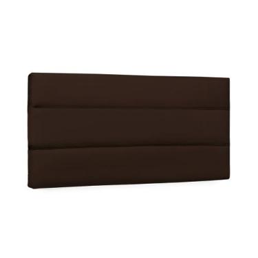 Imagem de Painel de Cama 195cm Greta Suede - Lucadi Home, Suede Café